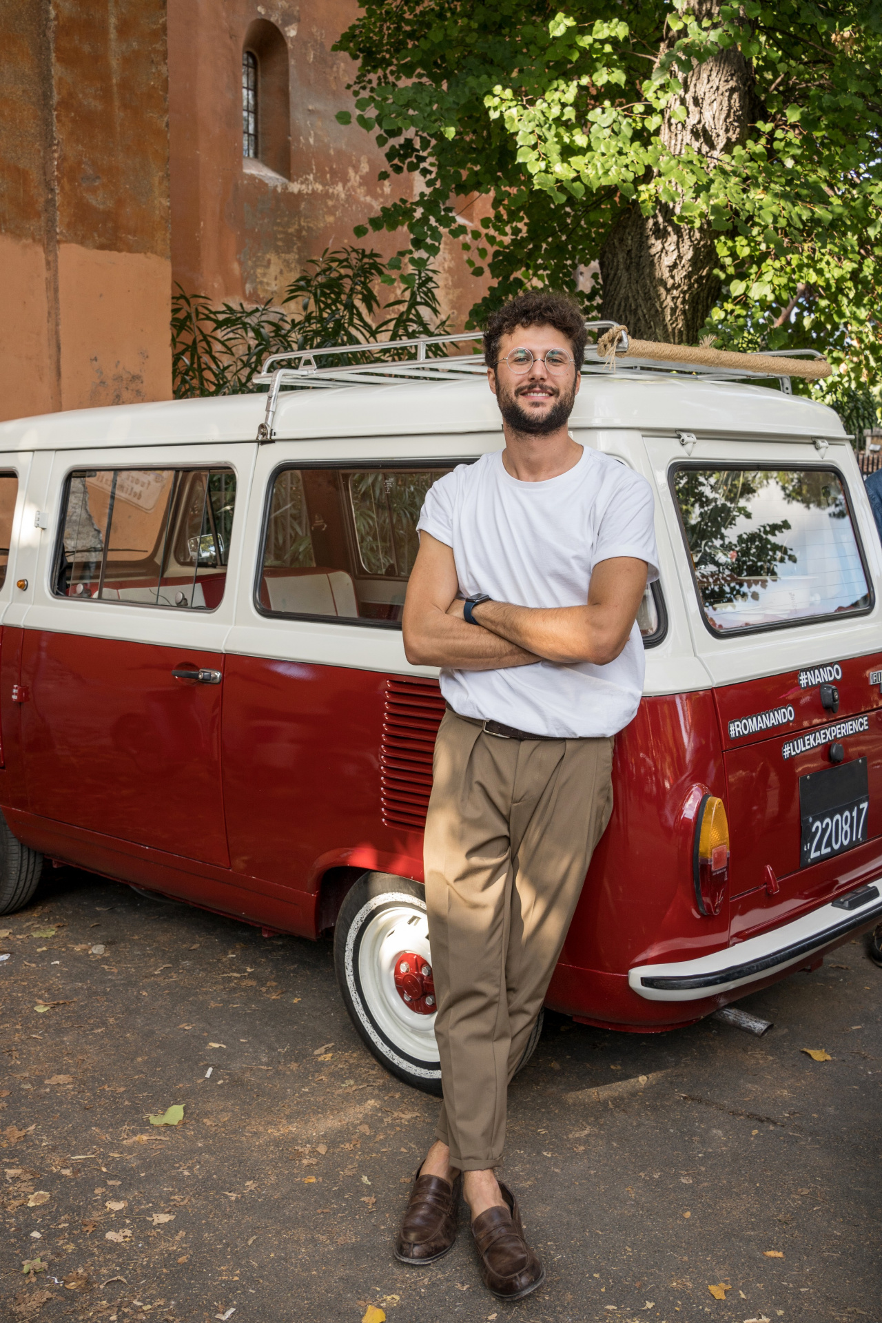 Gianmarco, archaeologist and founder of Vintage Van Experience